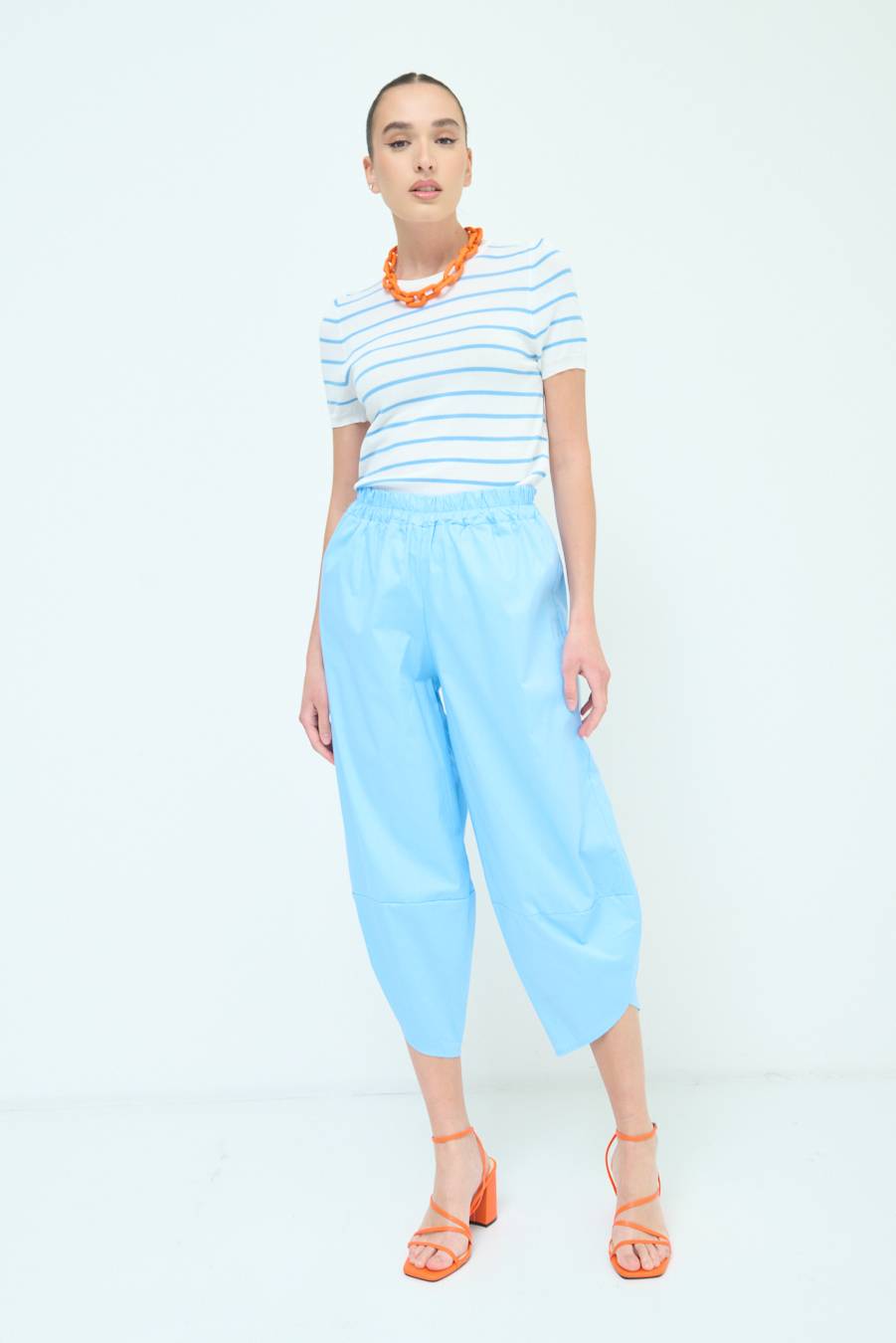 Kikisix PANTALONE OVER AZZURRO 50% di sconto con spedizione gratuita