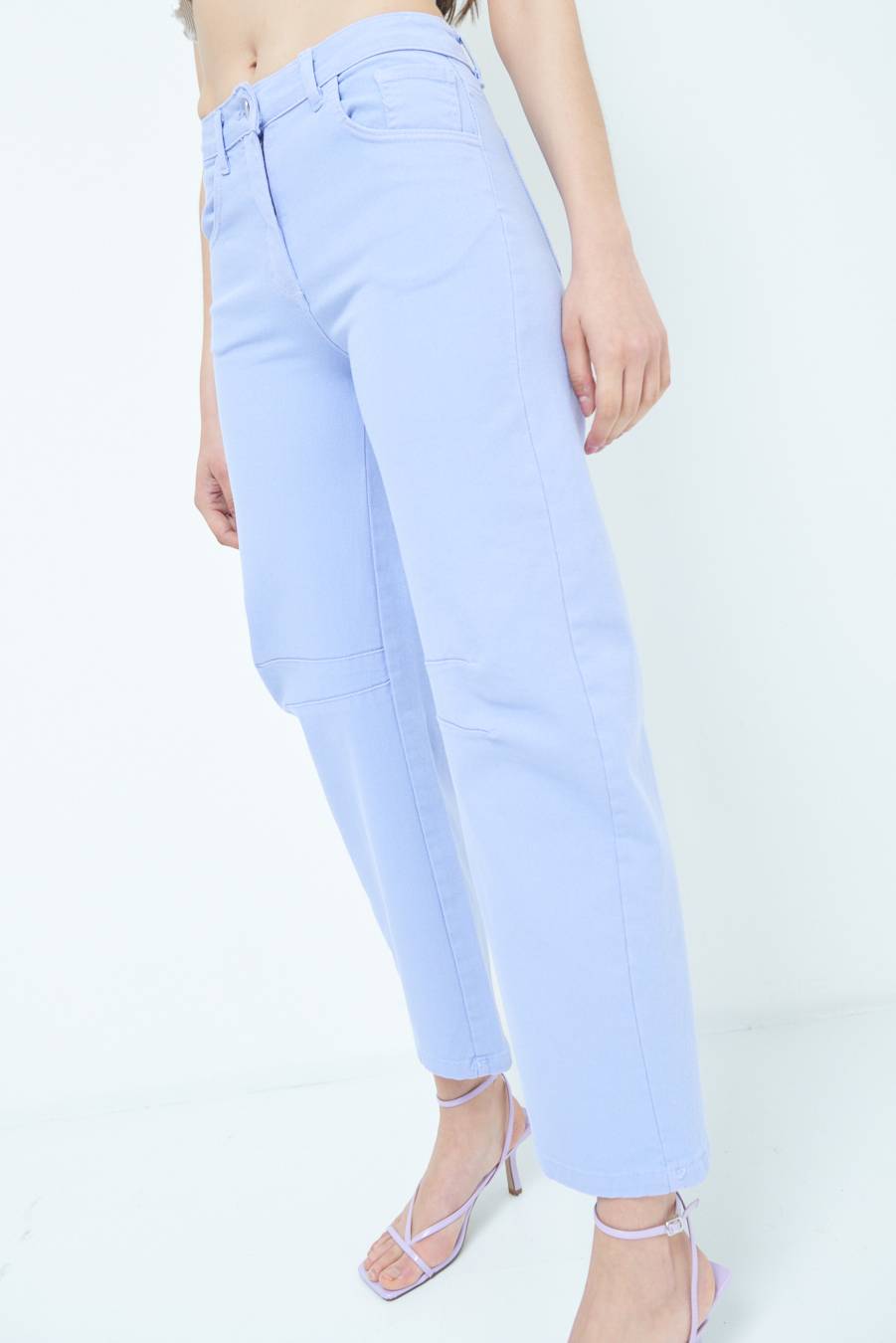 Kikisix PANTALONE LINEA UOVO LILLA Officina