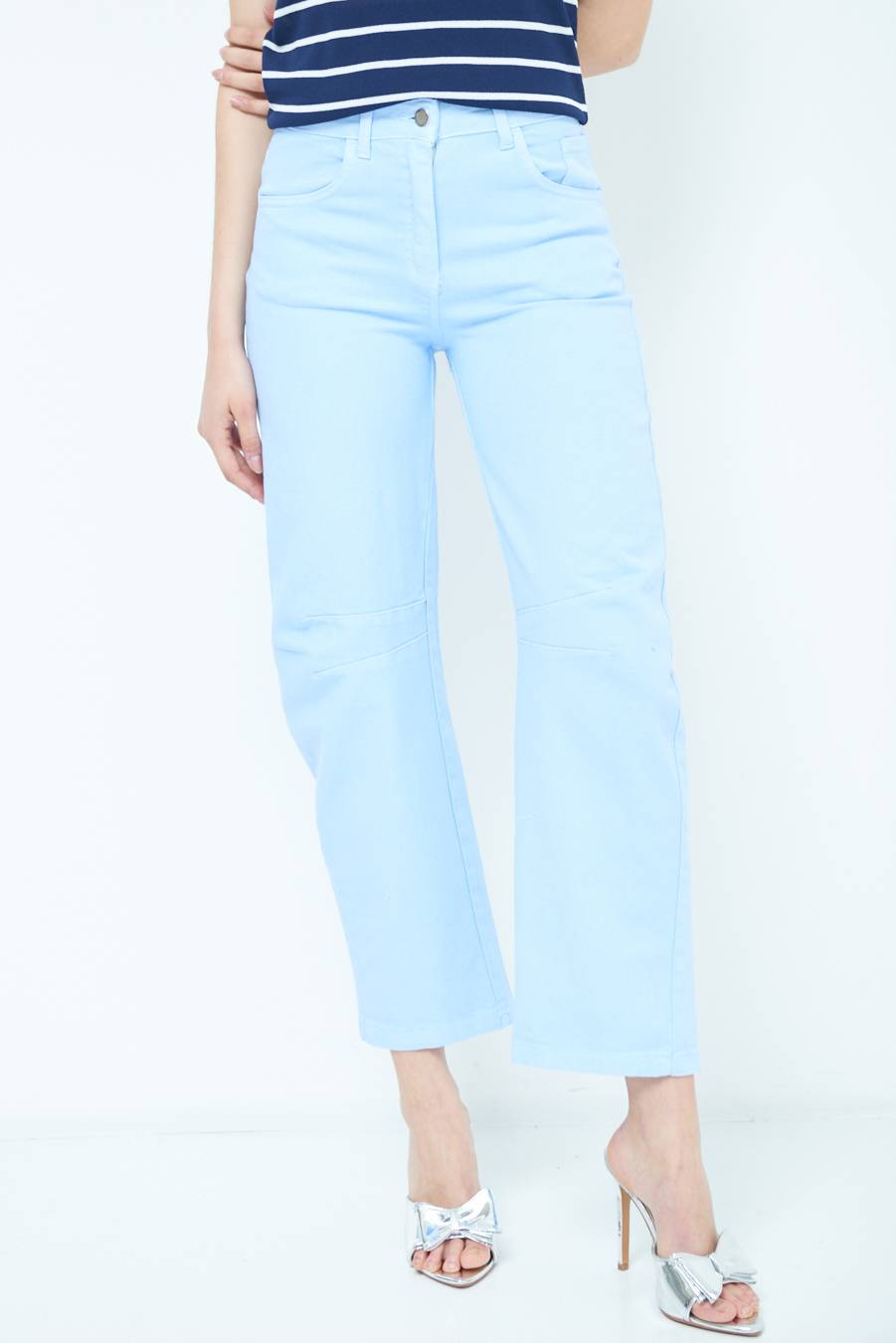 Kikisix PANTALONE LINEA UOVO CELESTE Limitato a 3 giorni