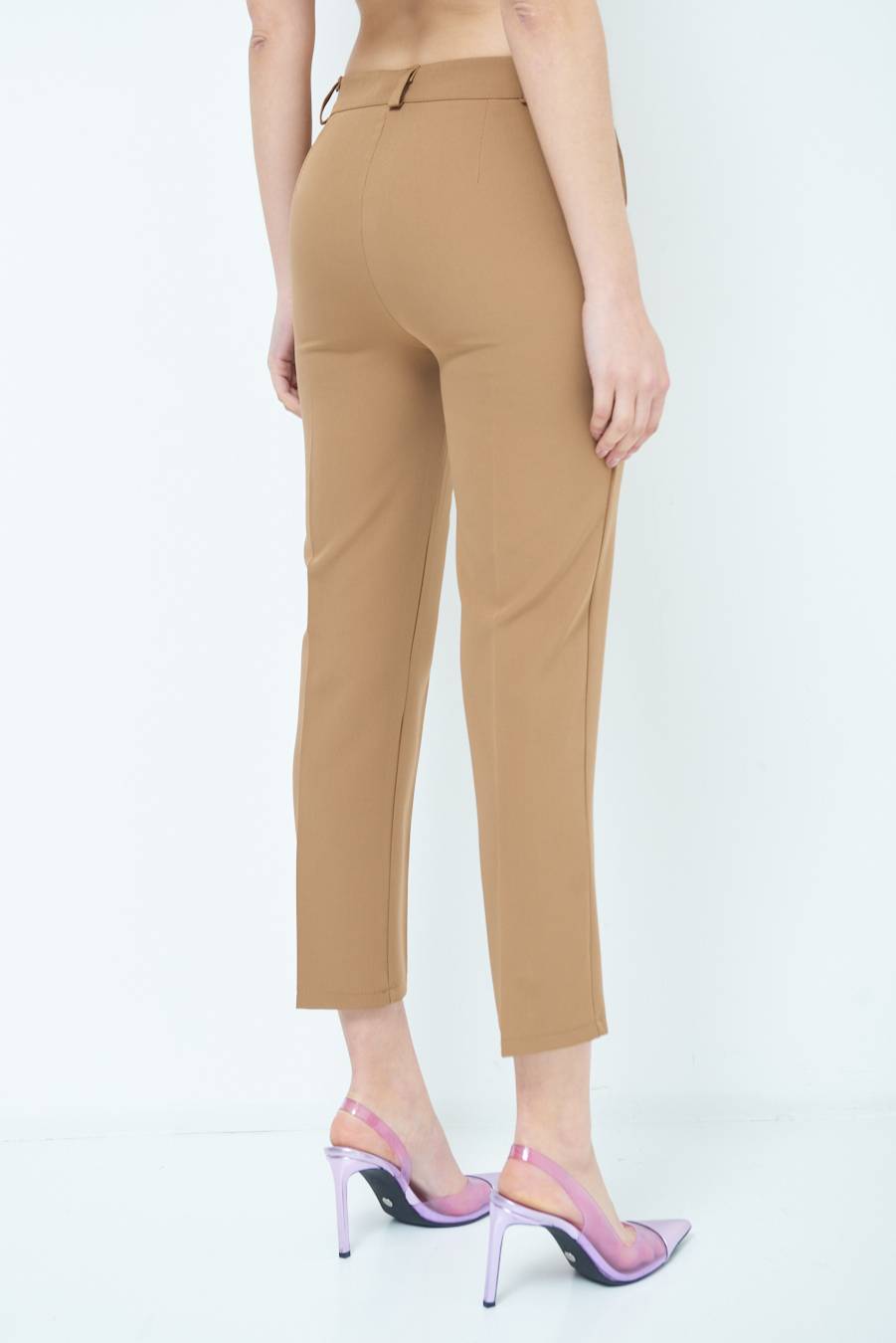 Kikisix PANTALONE SIGARETTA FANGO In vendita