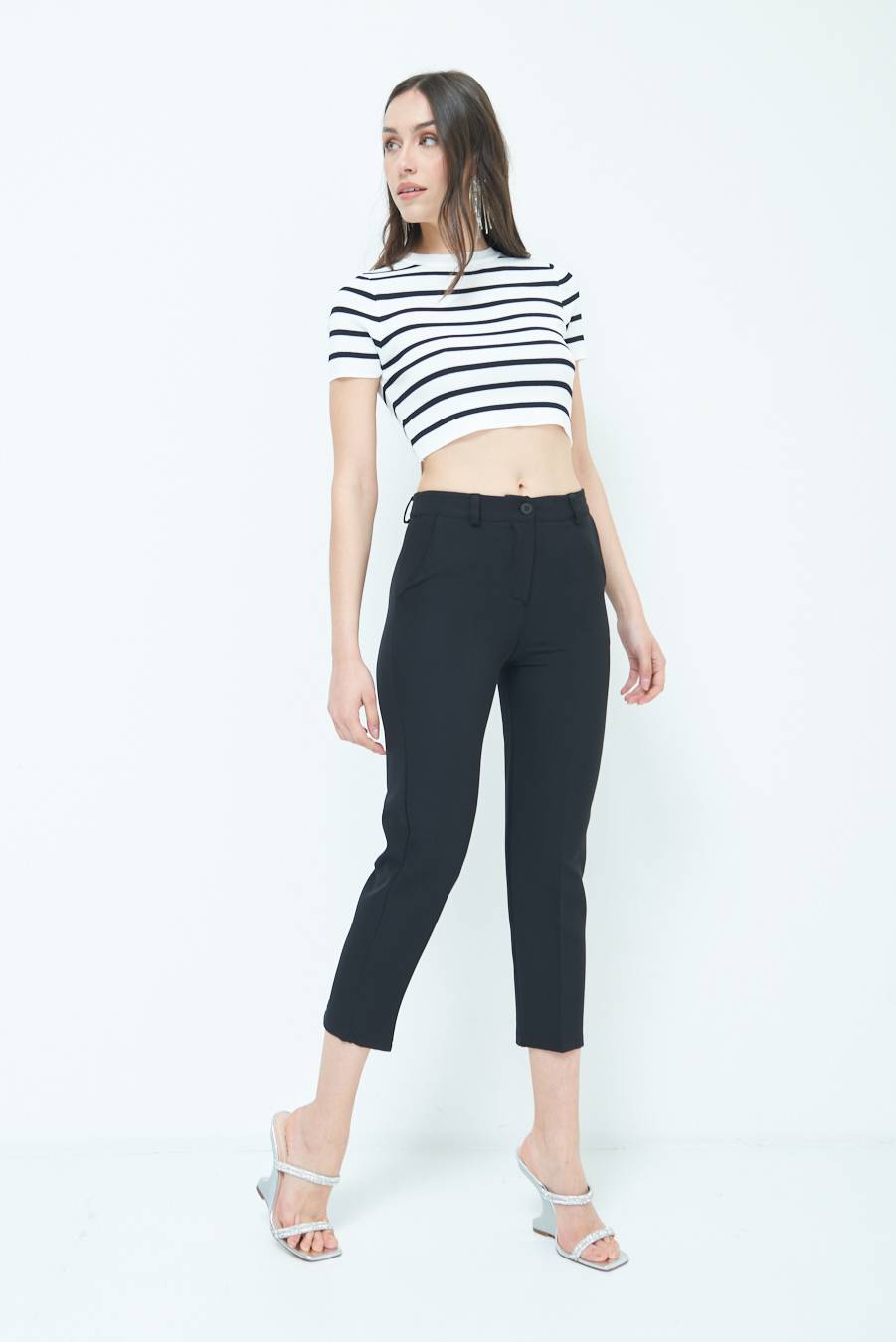 Kikisix PANTALONE SIGARETTA NERO Duty-free