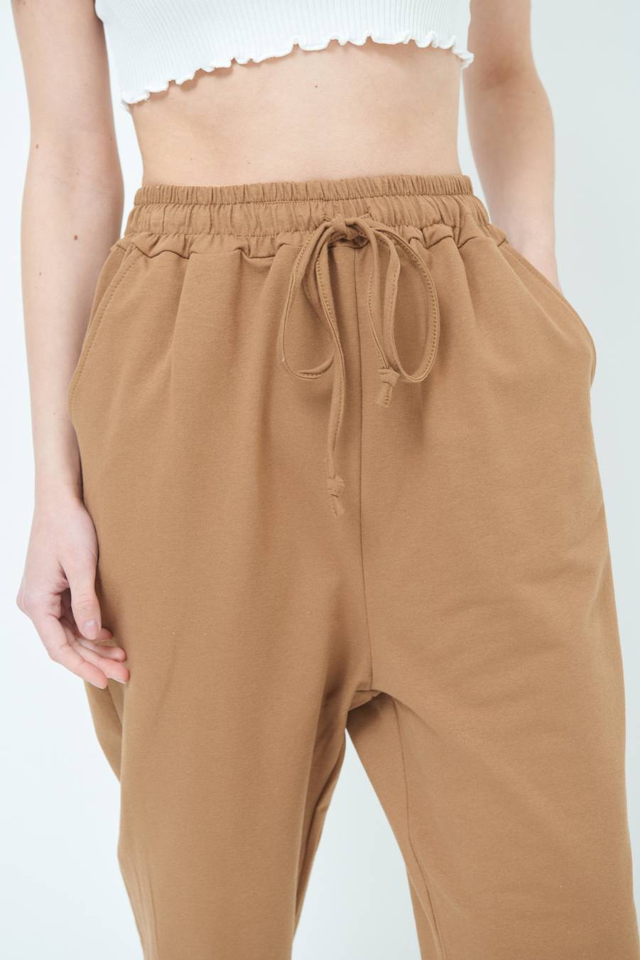 Kikisix PANTALONE TUTA TABACCO In Linea