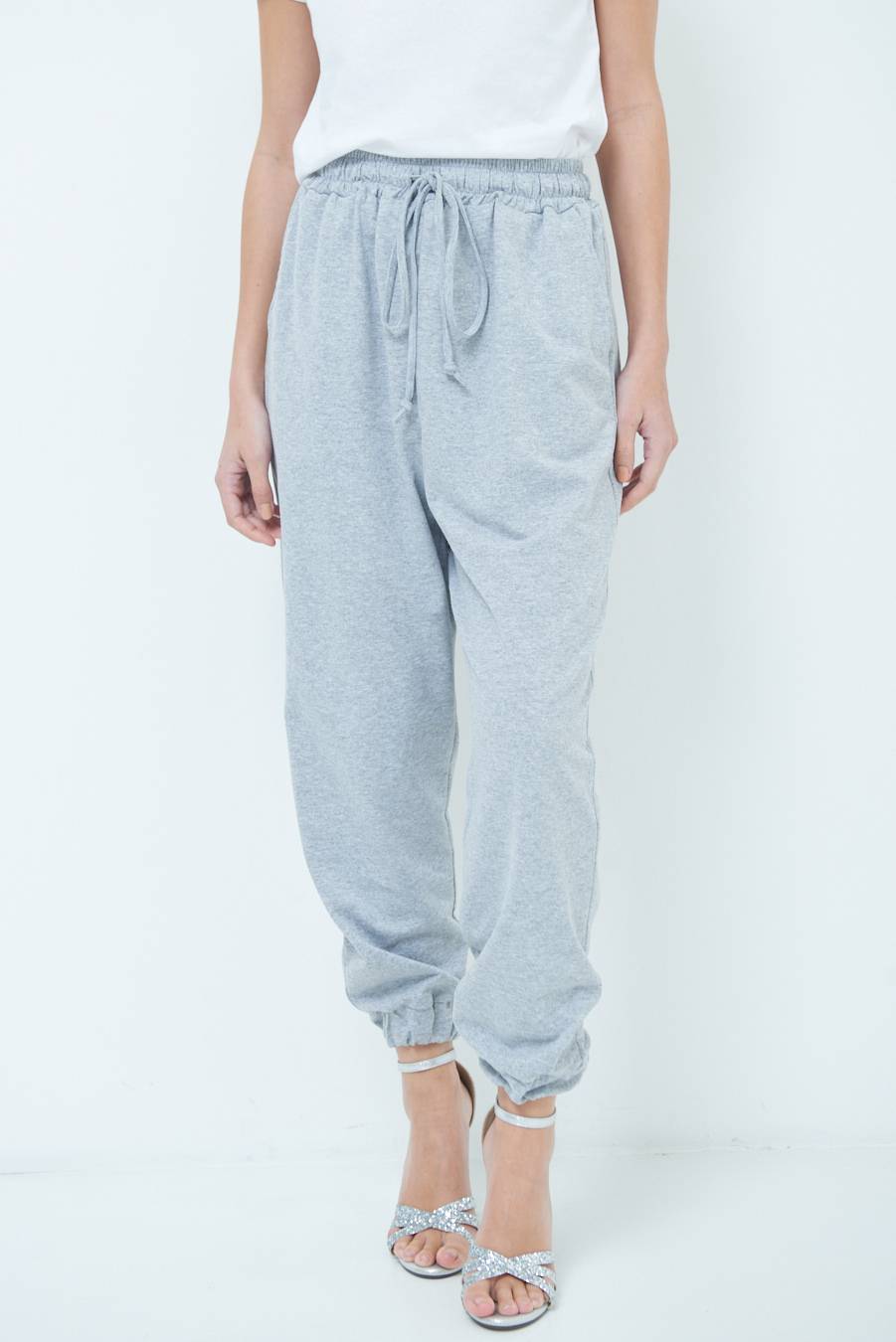 Kikisix PANTALONE TUTA GRIGIO Soddisfazione Garantita