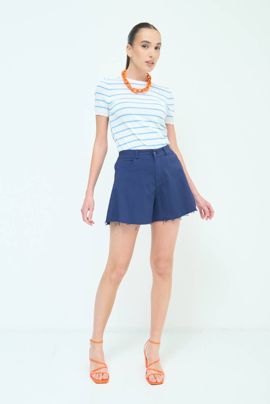 Kikisix SHORT/GONNA COTONE BLU I Più Venduti