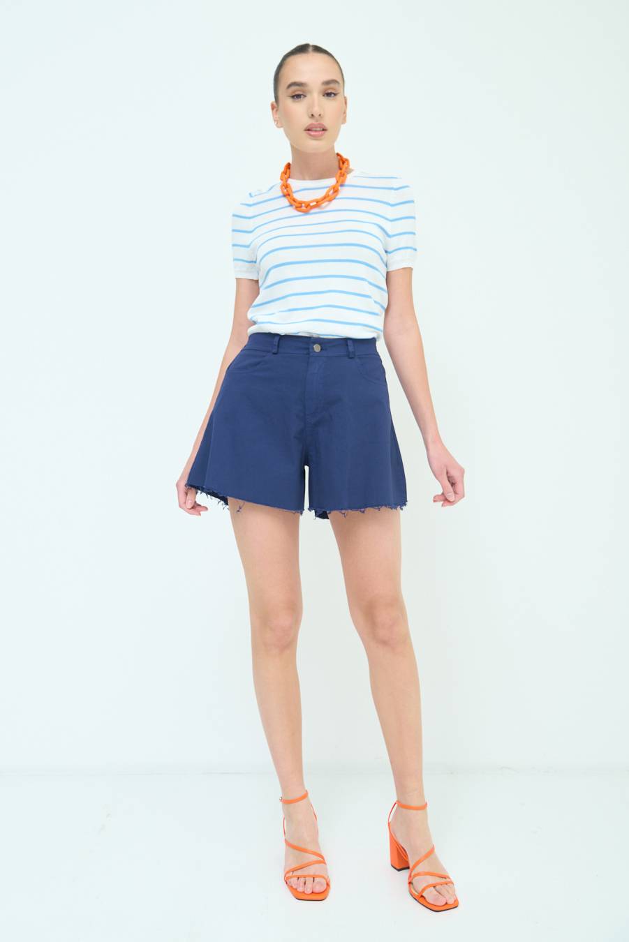 Kikisix SHORT/GONNA COTONE BLU I Più Venduti