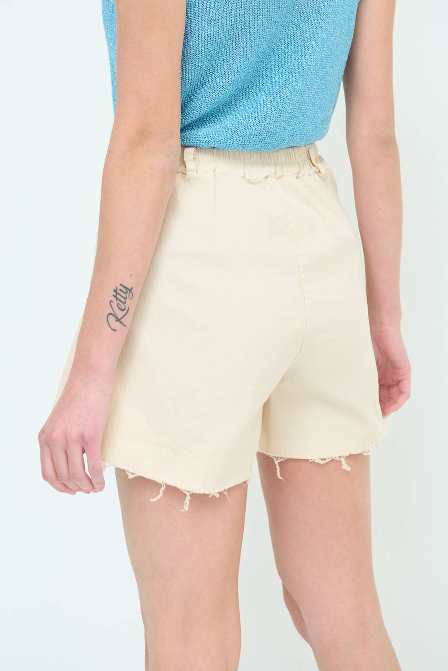 Kikisix SHORT/GONNA COTONE BEIGE Negozio