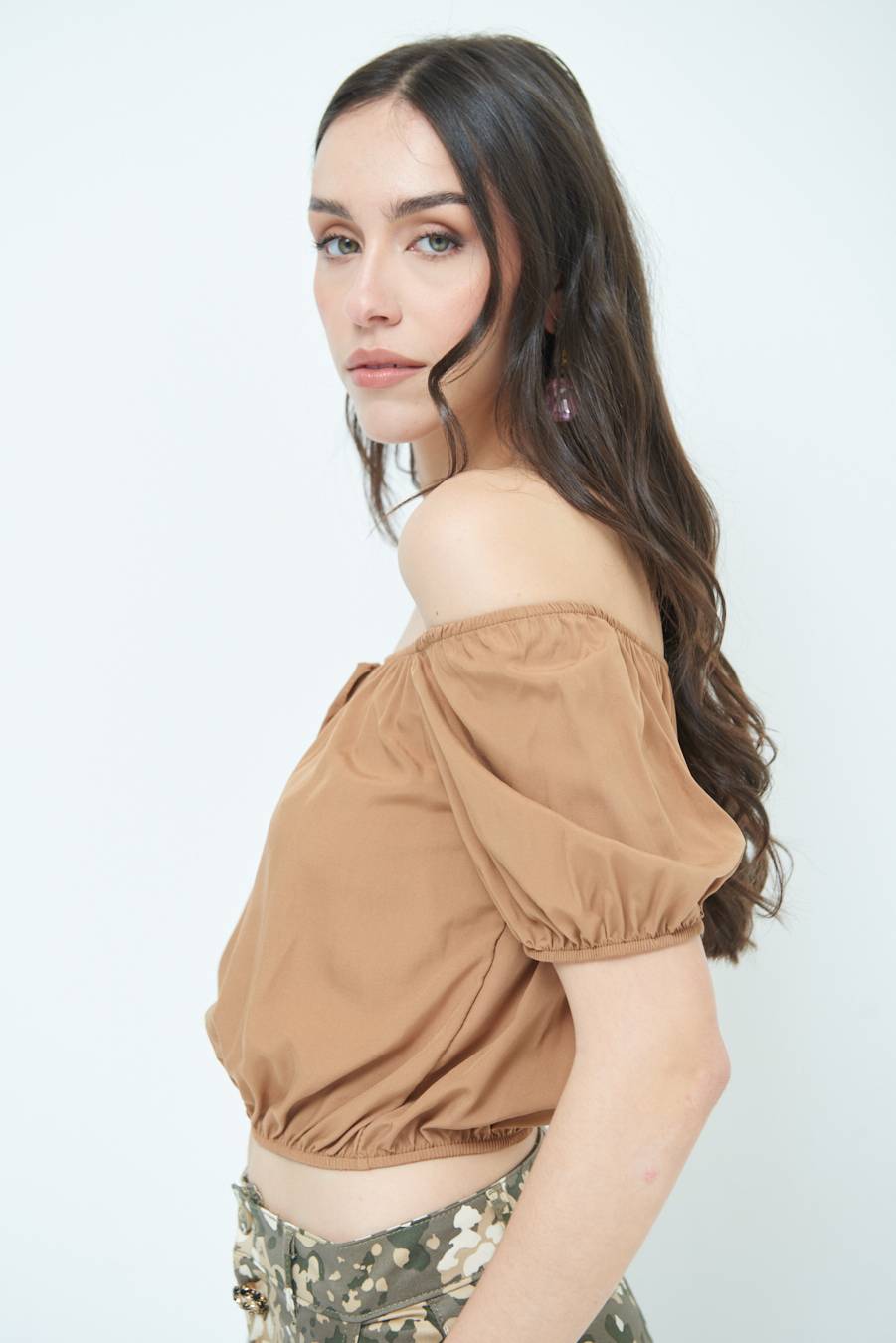 Kikisix TOP SCOLLO SCHIFFER CAMMELLO Bestseller