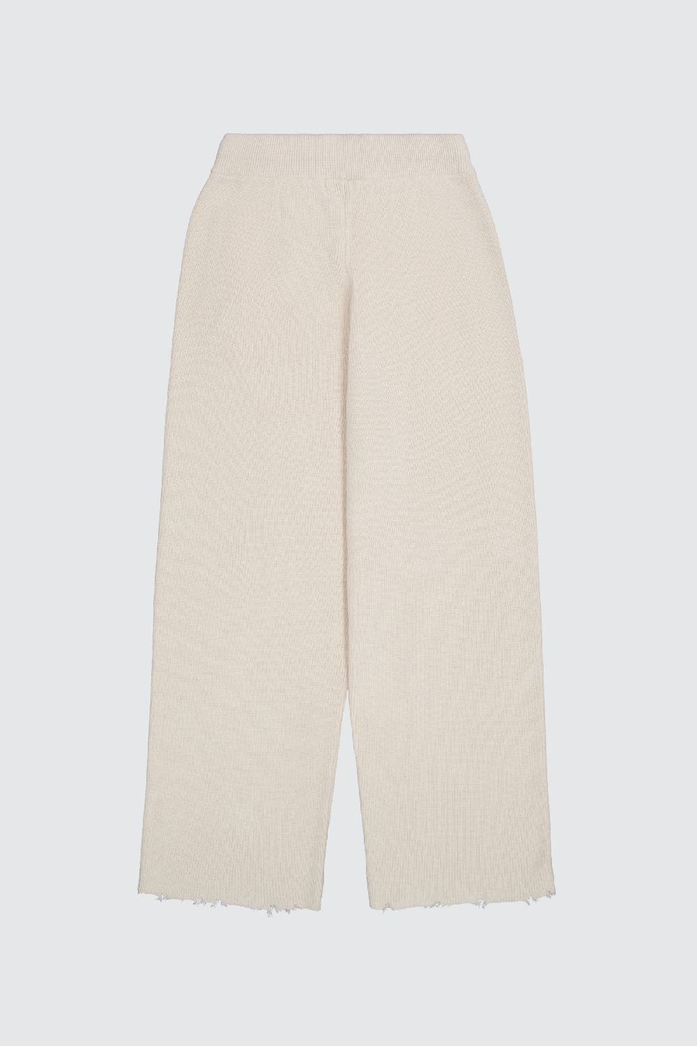 Laneus Laneus pantalone milk in maglia effetto destroyed Vendite Flash