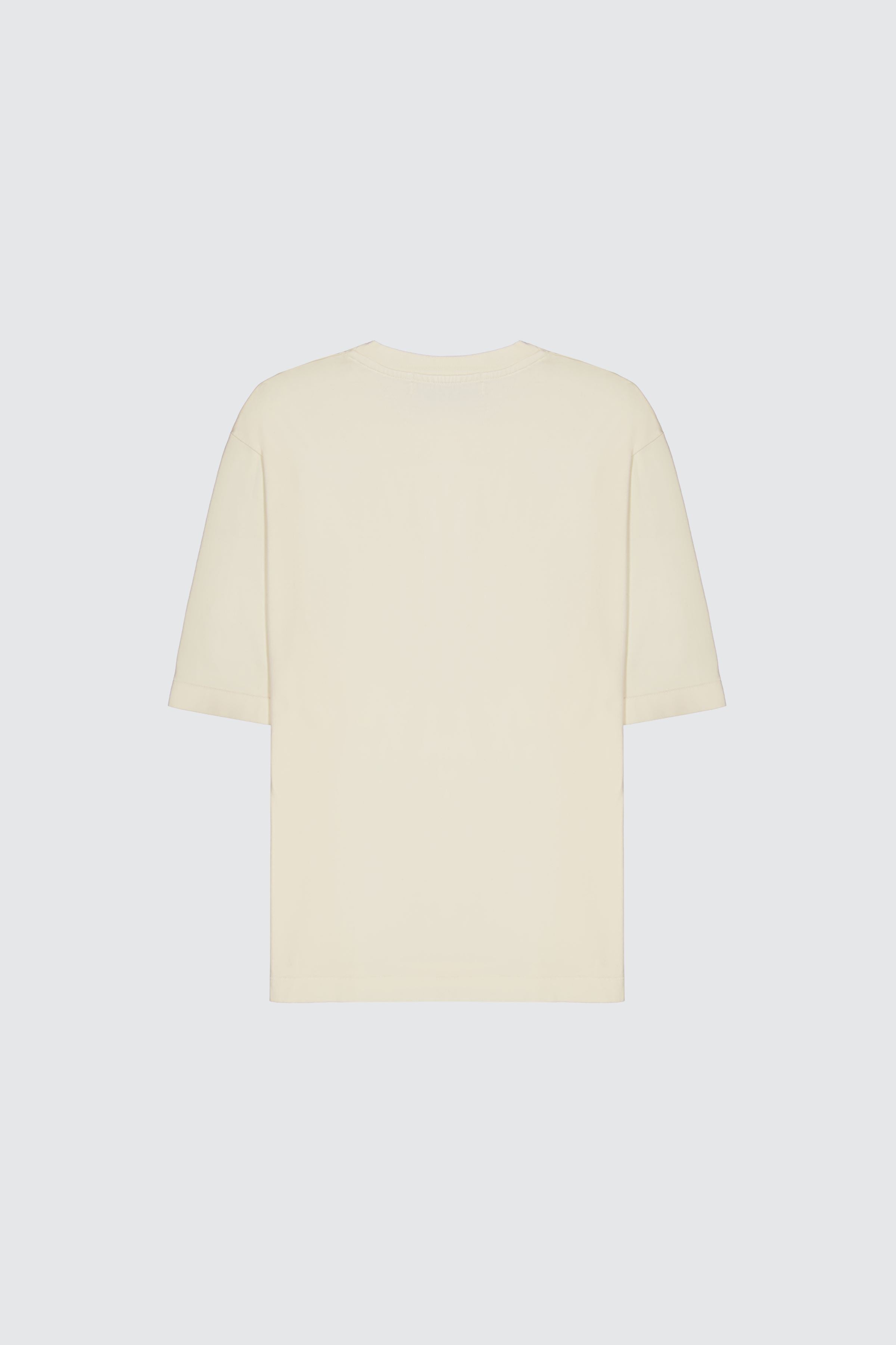 Laneus Laneus milk t-shirt con lettering studded Negozio