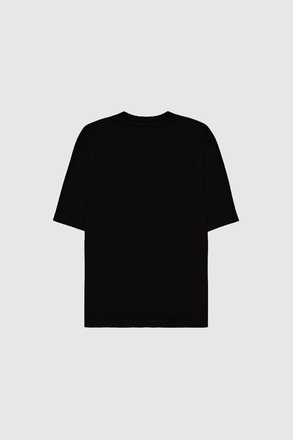 Laneus Laneus black t-shirt palm printed logo Soddisfazione Garantita