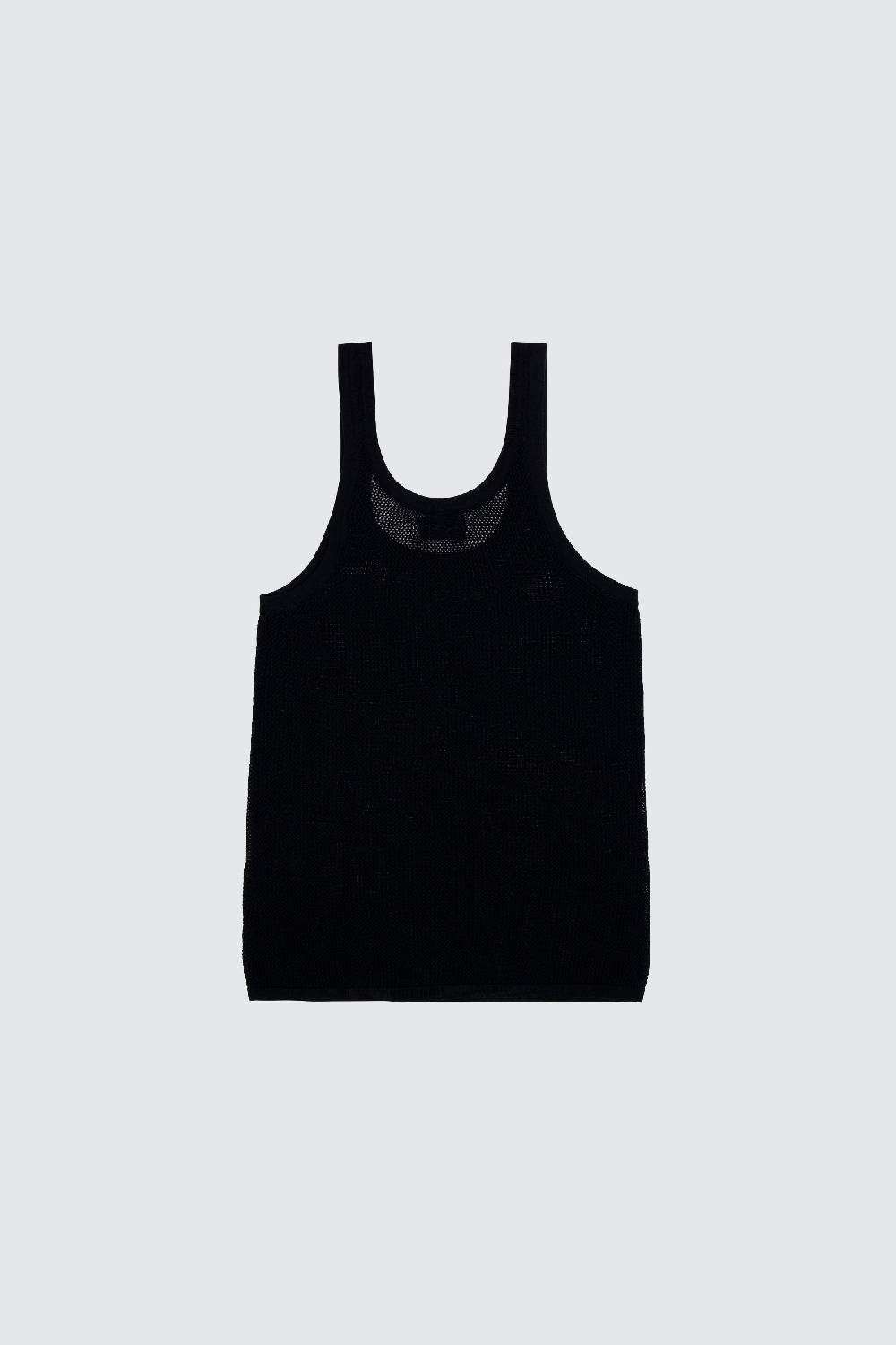 Laneus Laneus canotta black in mesh slim fit Convenienza