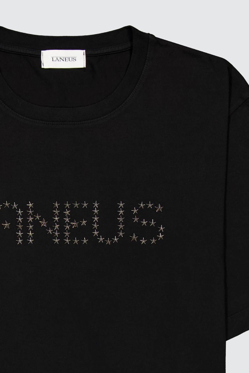 Laneus Laneus t-shirt con lettering studded Vendita Calda
