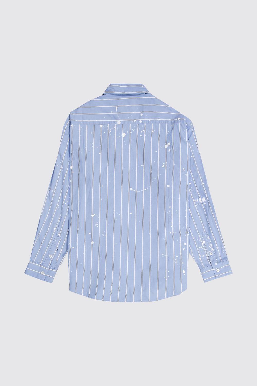 Laneus Laneus camicia oversize effetto vernice allover Saldi Di Fabbrica