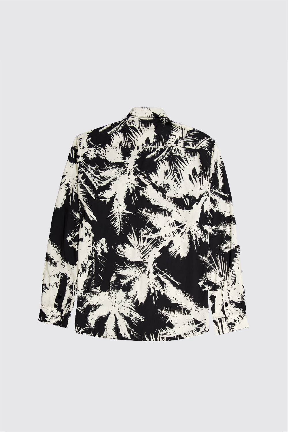 Laneus Laneus camicia a manica lunga palm print Nuovo