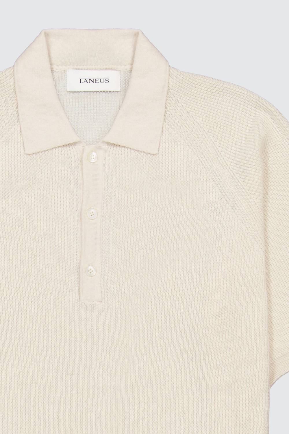 Laneus Laneus polo in maglia con bottoni Pezzi Unici
