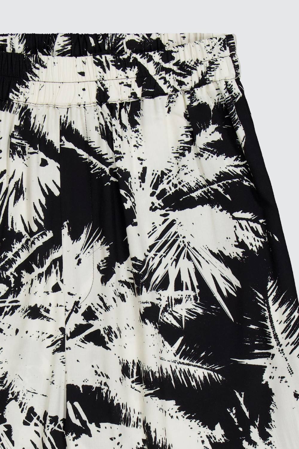Laneus Laneus pantaloni palm print Soddisfazione Garantita