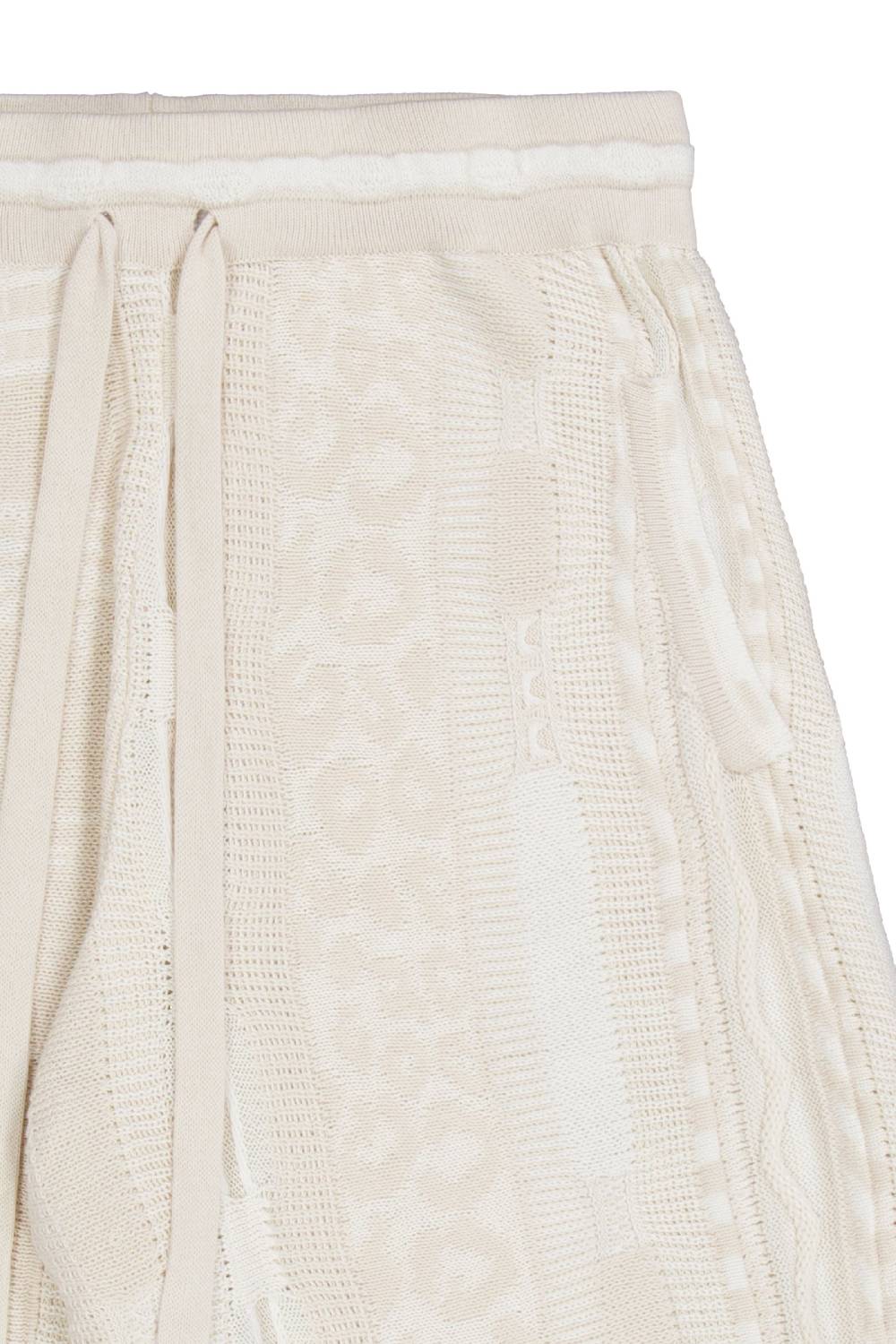 Laneus Laneus bermuda milk in jacquard Offerta natalizia