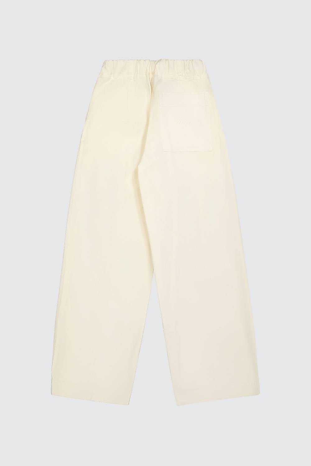 Laneus Laneus pantaloni cream loose fit a vita alta Outlet