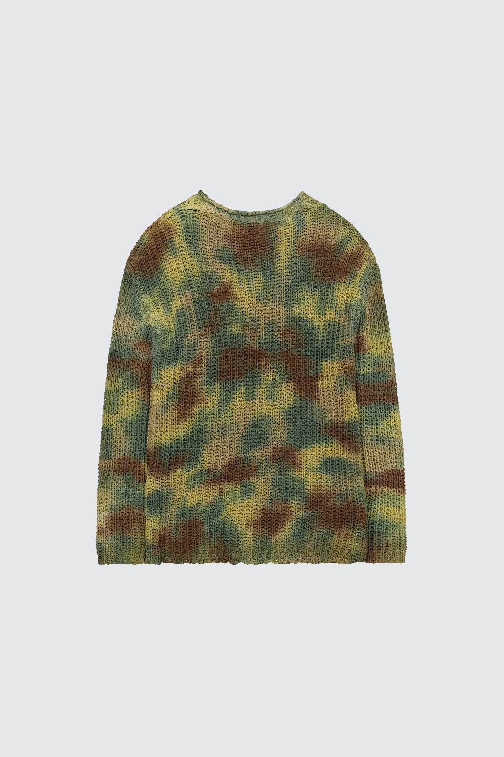 Laneus Laneus maglia tie dye camo print Qualità