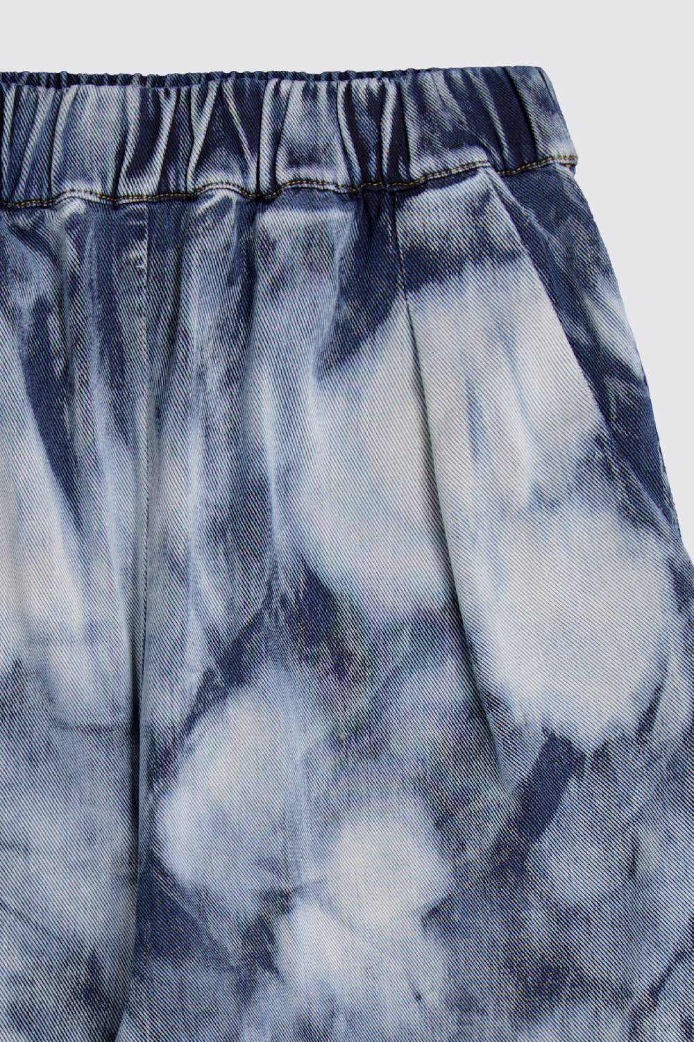 Laneus Laneus bleached denim short Spedizione Gratuita