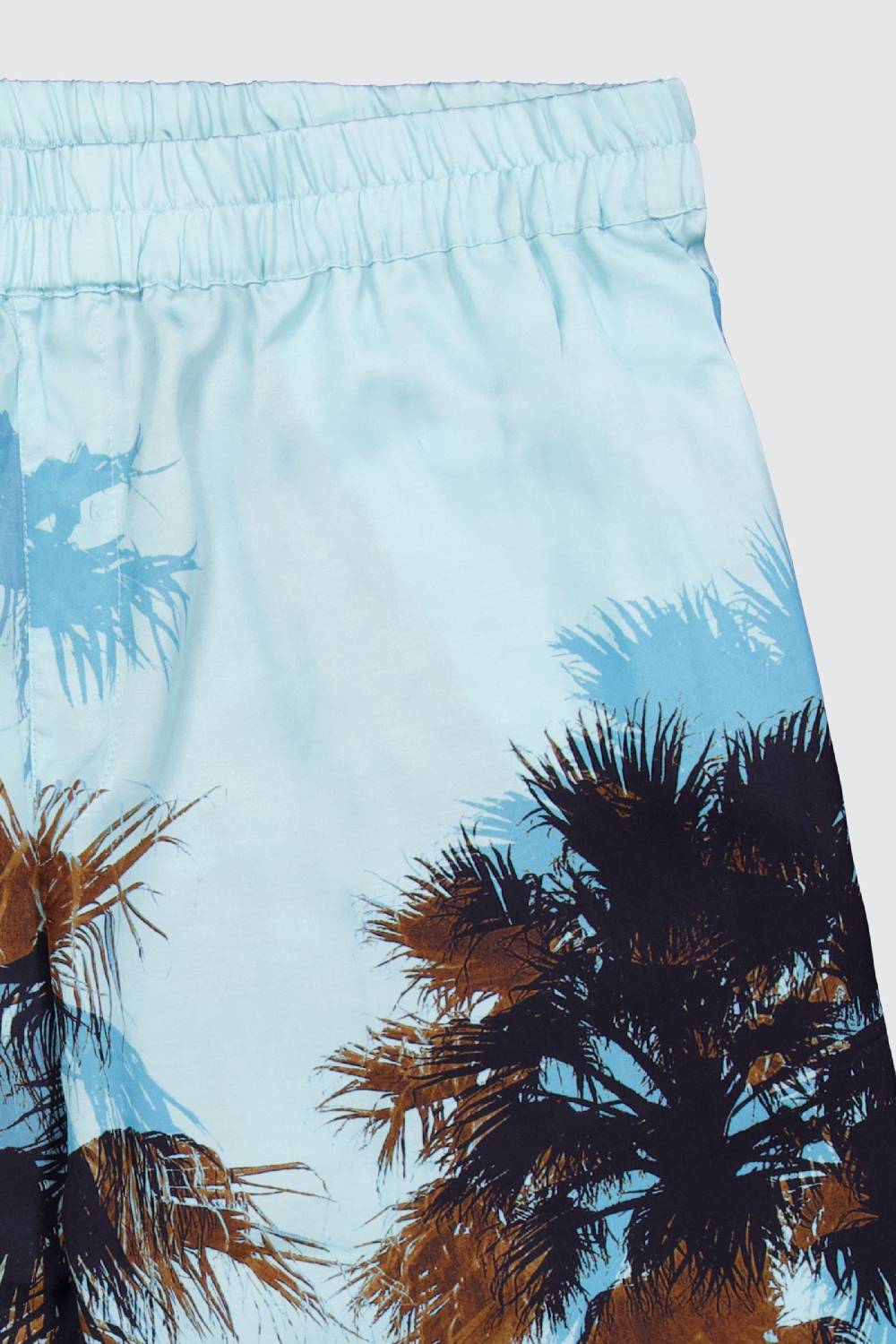 Laneus Laneus bermuda turquoise palm print Soddisfazione Garantita