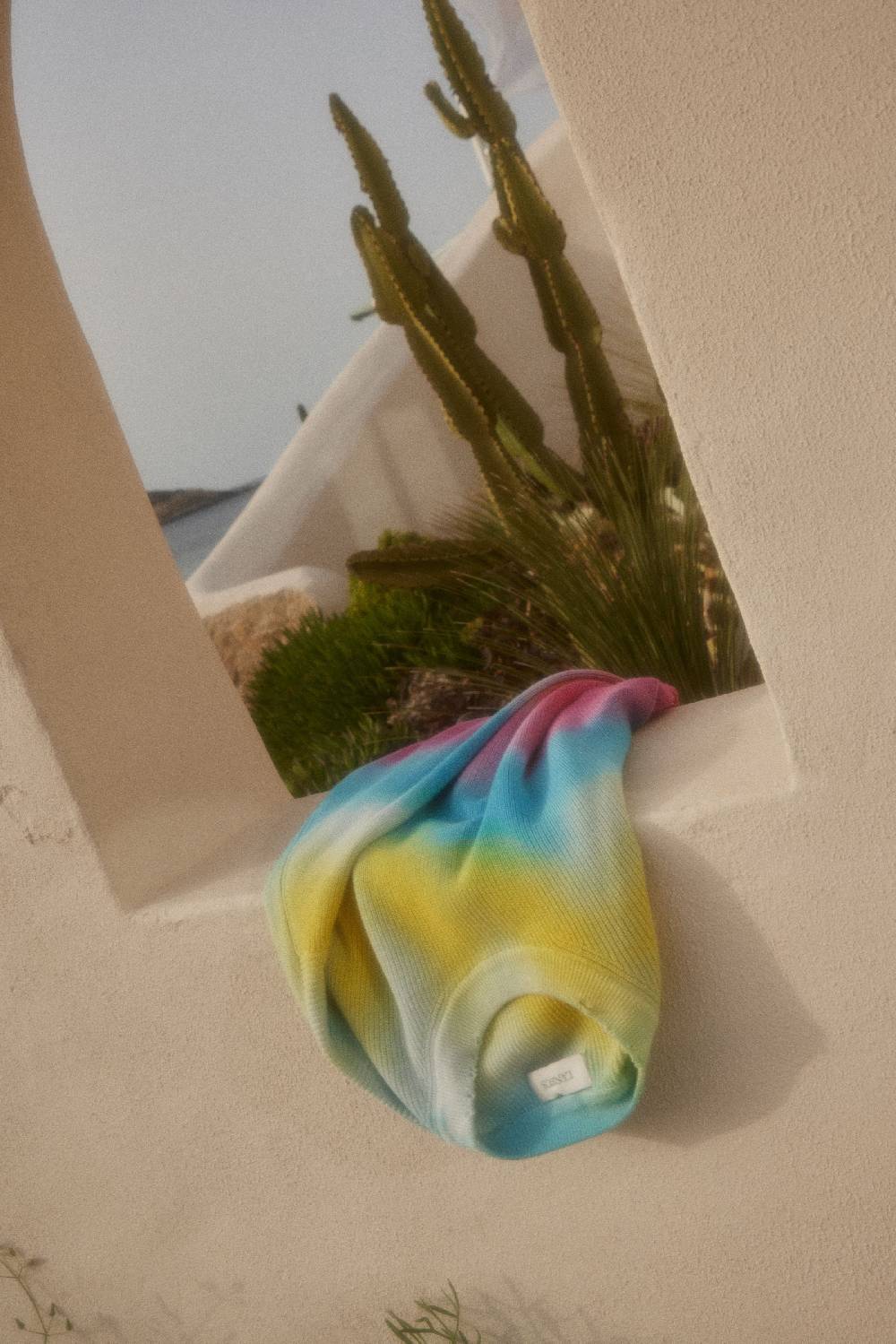 Laneus Laneus maglia tie dye print Sottocosto