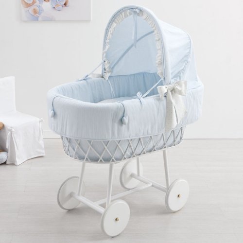 Nanán Culla con cappotta Puccio Nanna azzurra Spedizione Gratuita