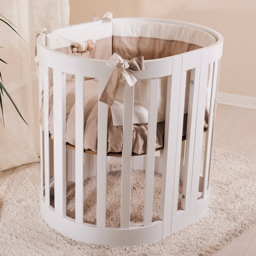 Nanán Culla ovale con kit trasformazione in lettino ed in poltroncine Offerta