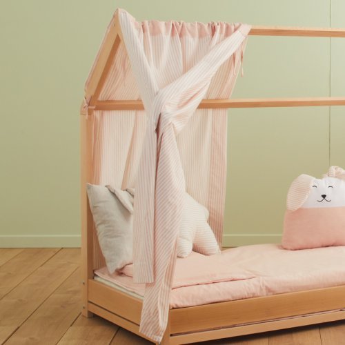 Nanán Tenda Letto Rosa per Lettino Montessori Italia