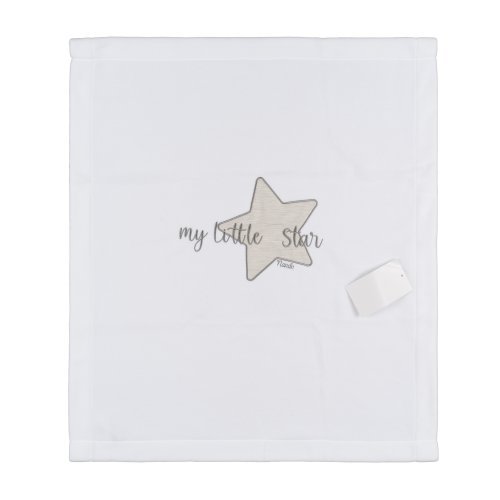 Nanán Copertina per carrozzina "My little star" con ricamo grigio Consegna Veloce