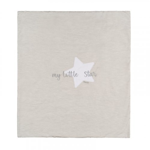 Nanán Copertina per carrozzina grigia in jersey "My little star" Fino Al -60%