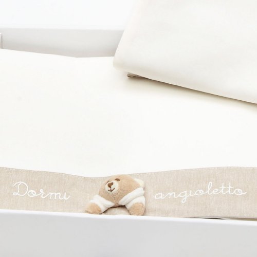 Nanán Lenzuola per MINI-ME set 3 pz Tato tortora Sottocosto