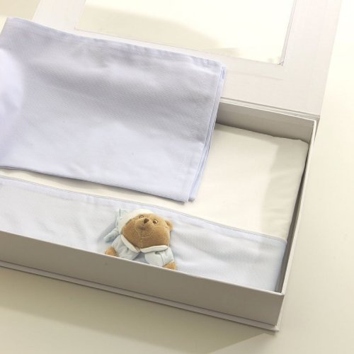 Nanán Lenzuola per MINI-ME set 3 pz Puccio azzurro Novità