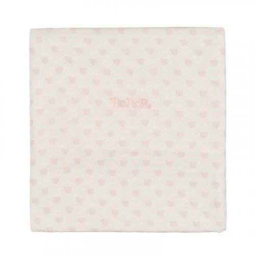 Nanán Mussola all over rosa 120x120 cm In Linea
