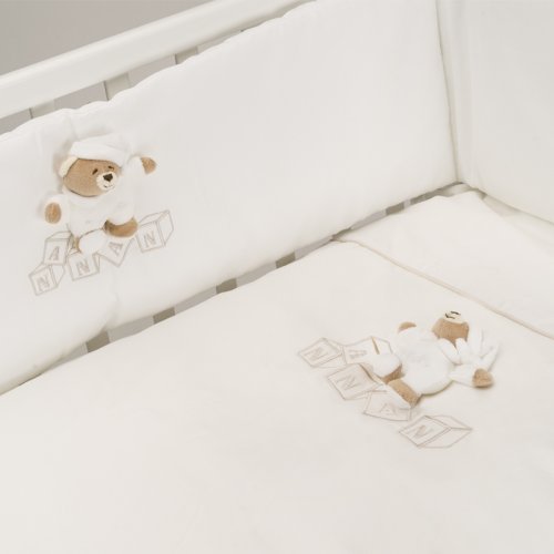 Nanán Set Piumone Mini Me 4pz Dadini Tato Bianco Pezzi Unici