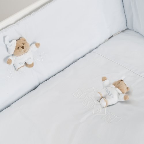 Nanán Set Piumone Mini Me 4pz Dadini Puccio Azzurro Soddisfazione Garantita