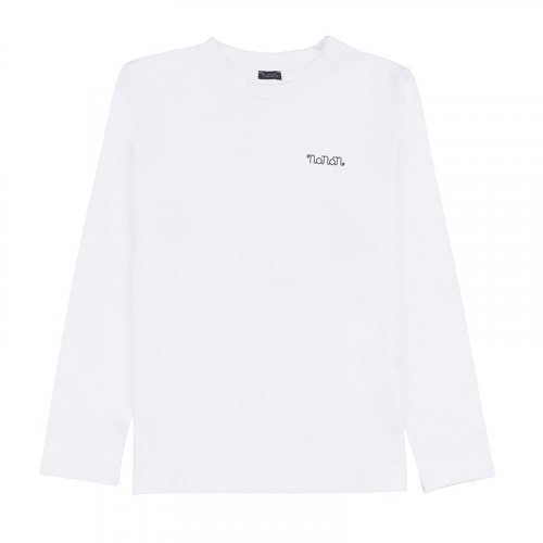 Nanán T-shirt Manica Lunga Bianca Moda