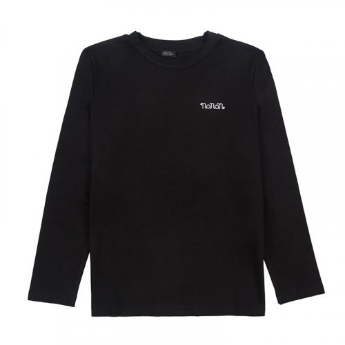 Nanán T-shirt Manica Lunga Nera Italia