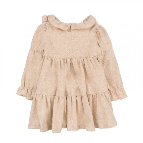 Nanán Abito Beige in Lurex Nuovo