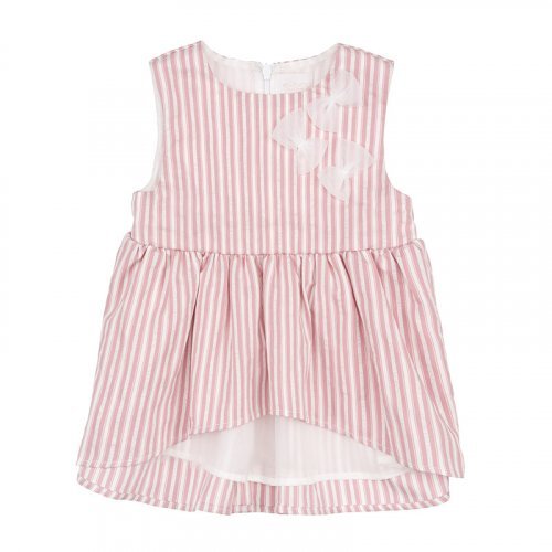 Nanán Blusa smanicata a righe rosa Spedizione Gratuita