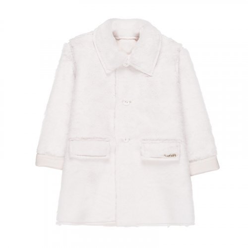 Nanán Cappotto Panna in Ecomontone Outlet