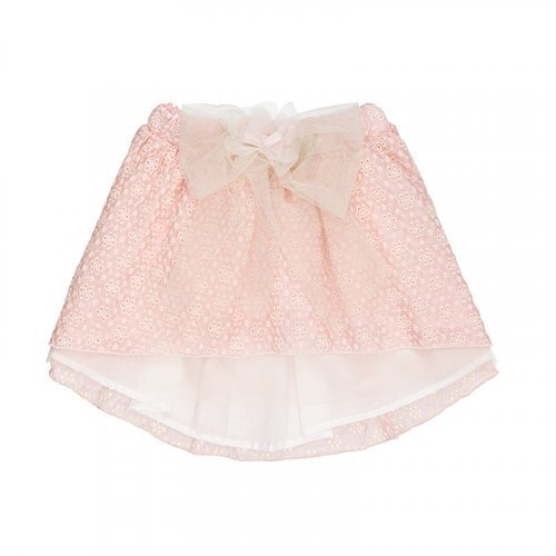 Nanán Gonna in sangallo rosa Black Friday Prezzi