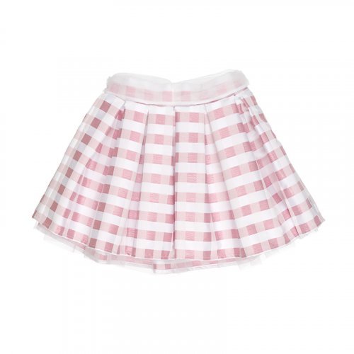 Nanán Gonna a quadretti rosa Nuovo