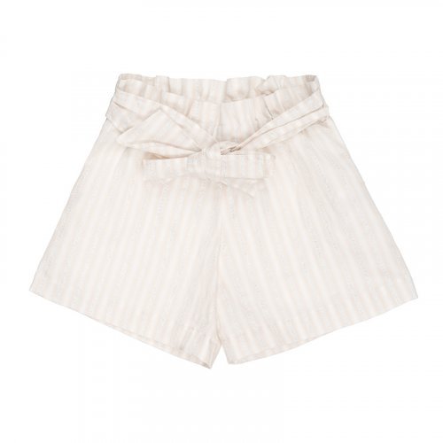 Nanán Shorts a righe panna Presa