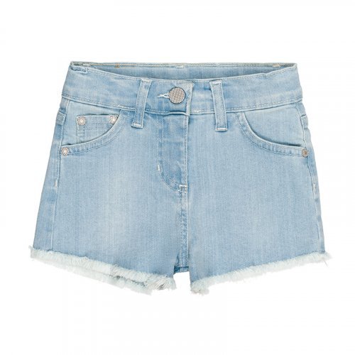 Nanán Shorts in denim blu Sconto