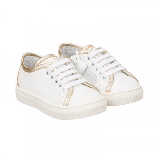 Nanán Scarpe in pelle bianche Offerta esclusiva