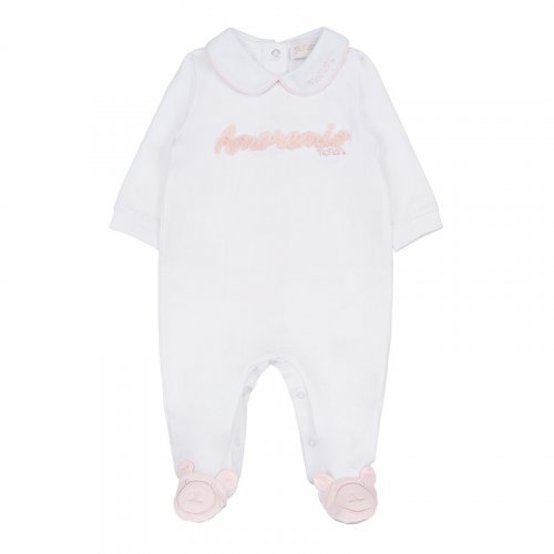 Nanán Tutina rosa 'Amore Mio' con colletto Online Outlet