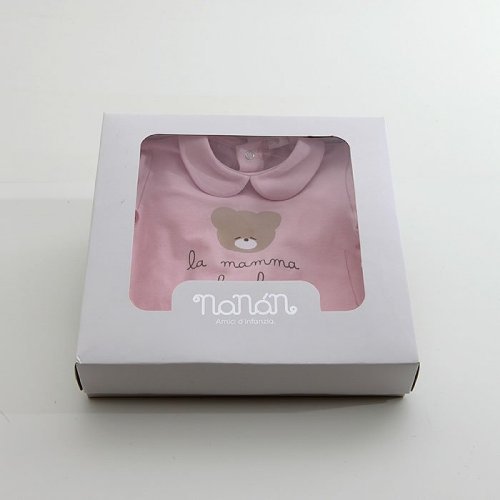 Nanán Confezione Tutina con scritta Bimba Sconti VIP