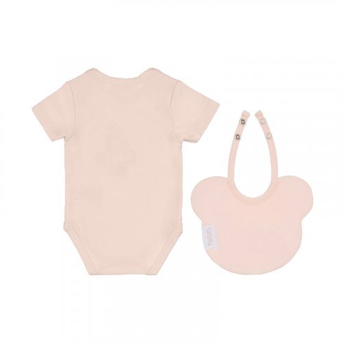 Nanán Confezione regalo beige con body + bavaglino Super Saving Price