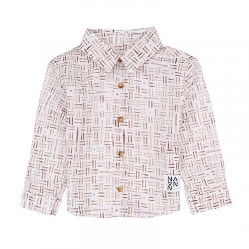 Nanán Camicia con fantasia geometrica In Linea